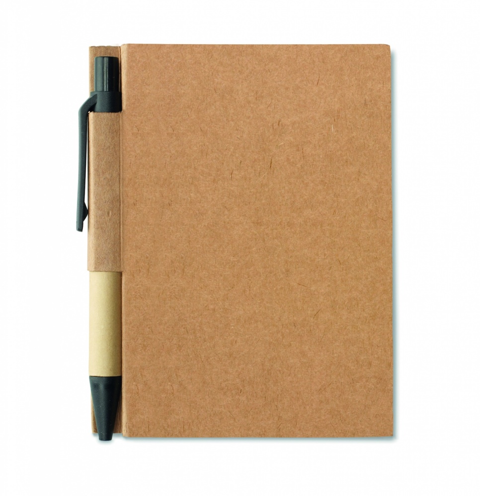 Logotrade promotional merchandise image of: Recycled notebook with pen