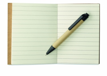 Logo trade promotional items image of: Recycled notebook with pen