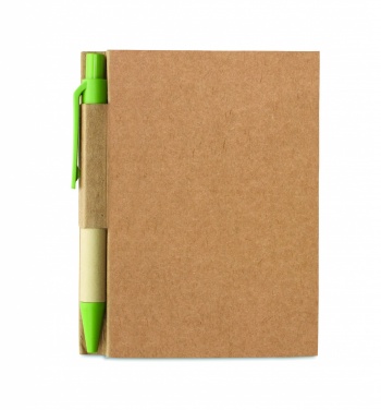 Logotrade promotional item image of: Recycled notebook with pen