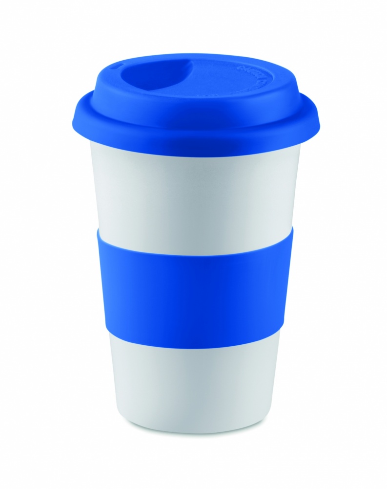 Logotrade promotional gift image of: Ceramic mug w/ lid and sleeve