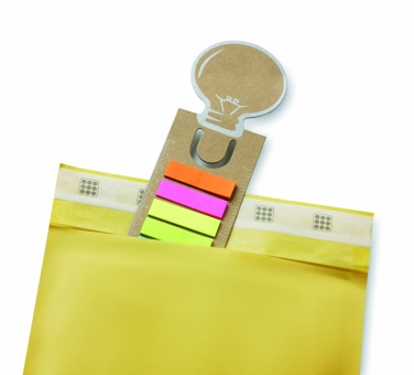 Logotrade advertising product picture of: Bookmark with sticky memo pad