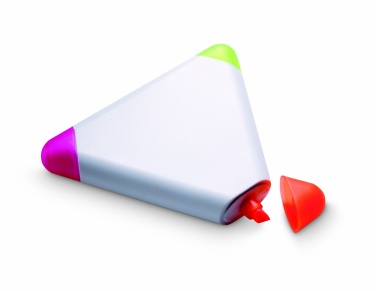 Logo trade promotional gifts picture of: Triangular highlighter