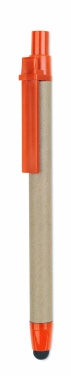 Logo trade promotional item photo of: Recycled carton stylus pen