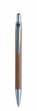 Logotrade promotional giveaway image of: Carton barrel ball pen