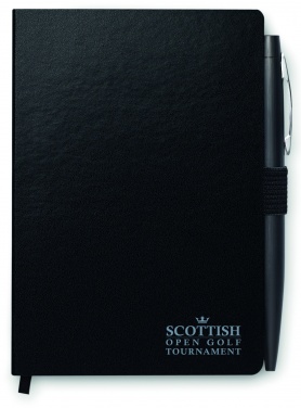 Logotrade business gifts photo of: A5 notebook with pen 72 lined