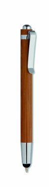 Logotrade corporate gift image of: Bamboo pen and pencil set