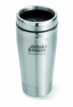 Logo trade promotional items image of: Double wall travel cup 400ml