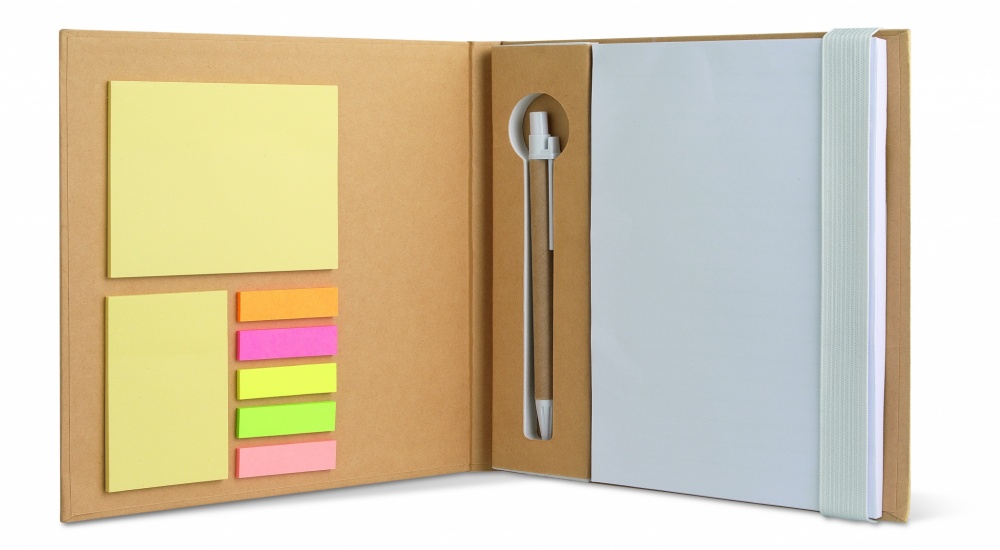 Logotrade promotional products photo of: Notebook with memo set and pen