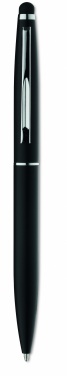 Logo trade promotional merchandise photo of: Twist type pen w stylus top