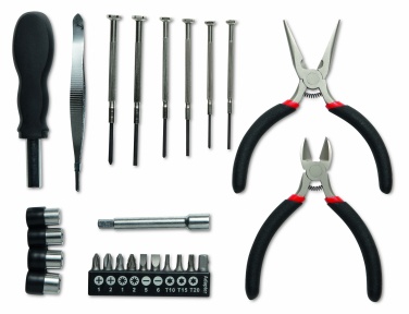 Logotrade promotional gifts photo of: 26 pcs tool in aluminium case