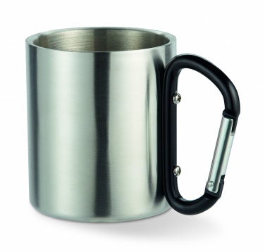 Logotrade promotional item image of: Metal mug & carabiner handle