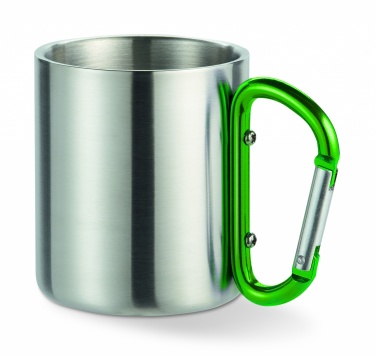 Logo trade promotional giveaway photo of: Metal mug & carabiner handle