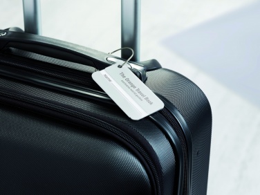 Logotrade promotional merchandise image of: Aluminium luggage tag