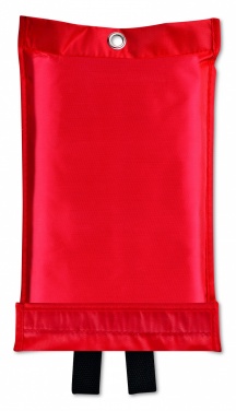 Logo trade business gifts image of: Fire blanket in pouch 100x95cm