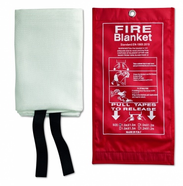 Logotrade promotional item image of: Fire blanket in pouch 100x95cm