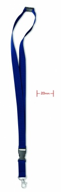 Logo trade promotional merchandise image of: Lanyard hook and buckle 20 mm