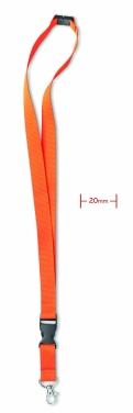Logo trade corporate gift photo of: Lanyard hook and buckle 20 mm