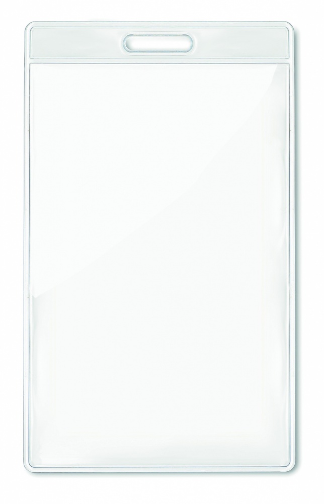 Logotrade promotional giveaway image of: Transparent badge 7.5cmx12.5cm