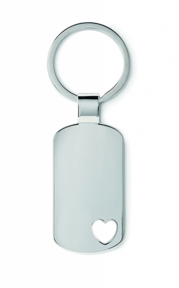 Logotrade promotional merchandise photo of: Key ring with heart detail Jūrmala