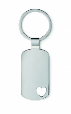 Logotrade promotional merchandise picture of: Key ring with heart detail Jūrmala