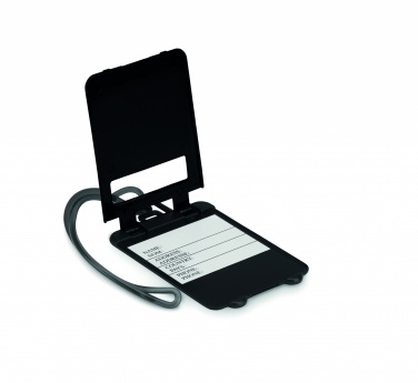 Logo trade promotional gifts image of: Luggage tags plastic