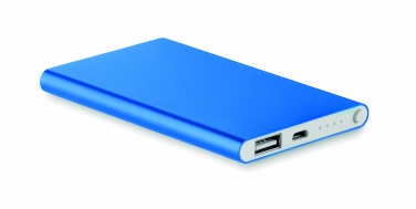 Logotrade promotional products photo of: Flat power bank 4000 mAh