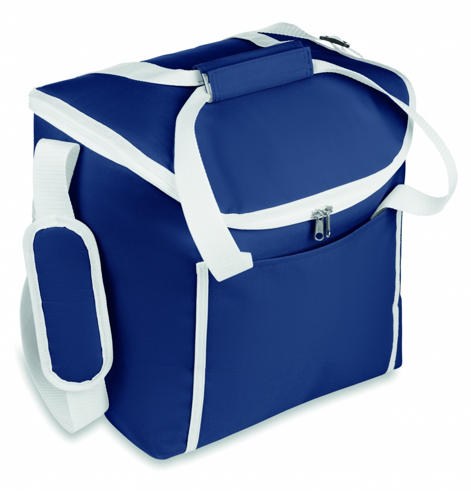 Logo trade promotional giveaways image of: Cooler bag 600D polyester