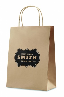 Logo trade promotional giveaways image of: Gift paper bag medium 150 gr/m²