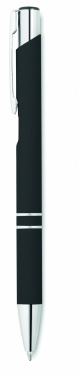 Logo trade advertising products picture of: Ball pen in rubberised finish
