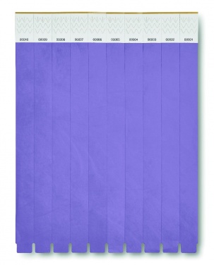 Logotrade promotional gift picture of: One sheet of 10 wristbands