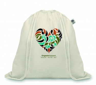 Logotrade business gift image of: 105gr/m² organic cotton bag