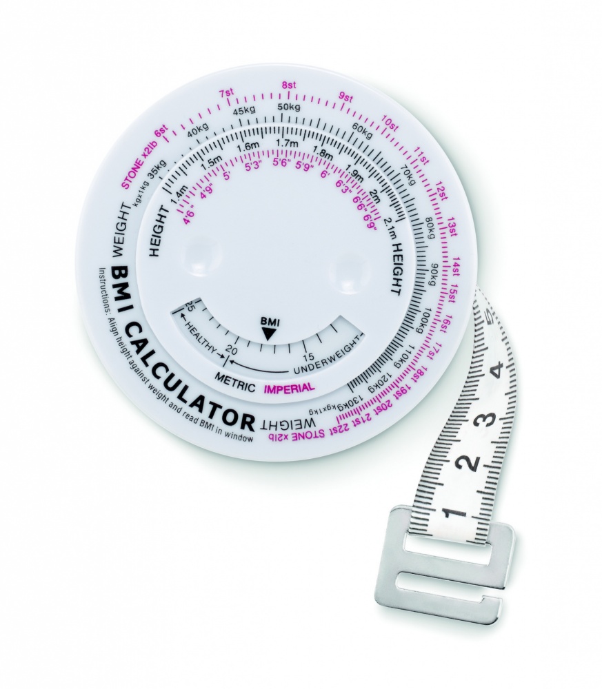 Logo trade corporate gifts picture of: BMI measuring tape