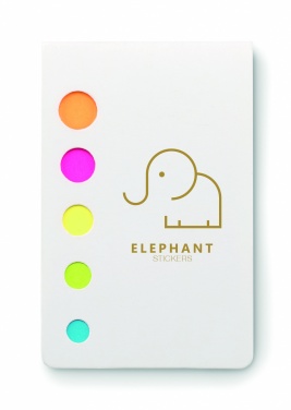 Logotrade promotional giveaway image of: Page markers pad