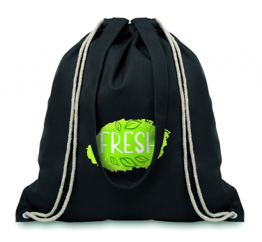 Logo trade corporate gifts picture of: 220gr/m² canvas 2 function bag