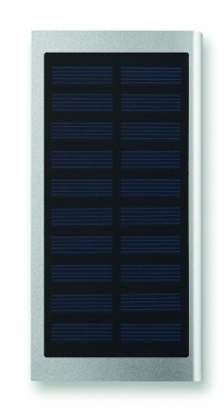 Logo trade promotional gifts image of: Solar power bank 8000 mAh