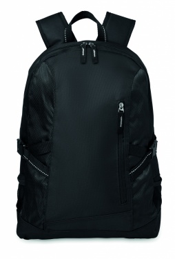 Logotrade promotional giveaway image of: Polyester laptop backpack
