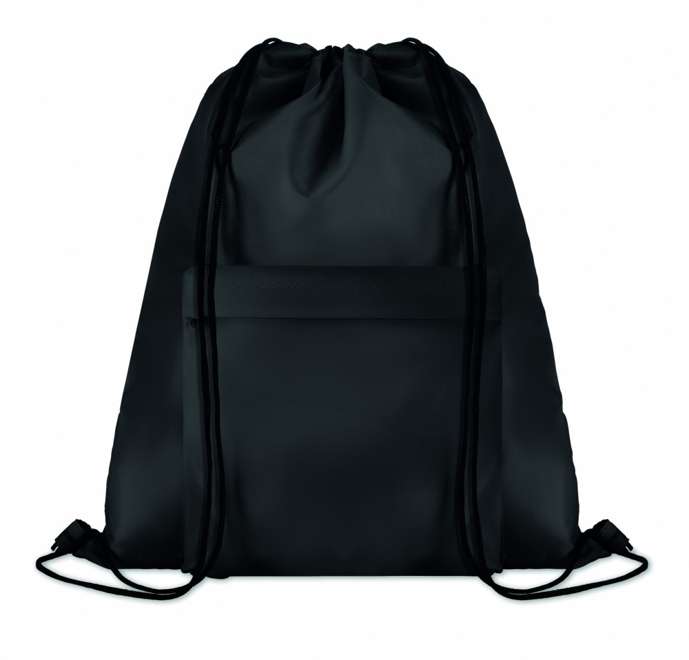 Logo trade advertising product photo of: 210D Polyester drawstring bag