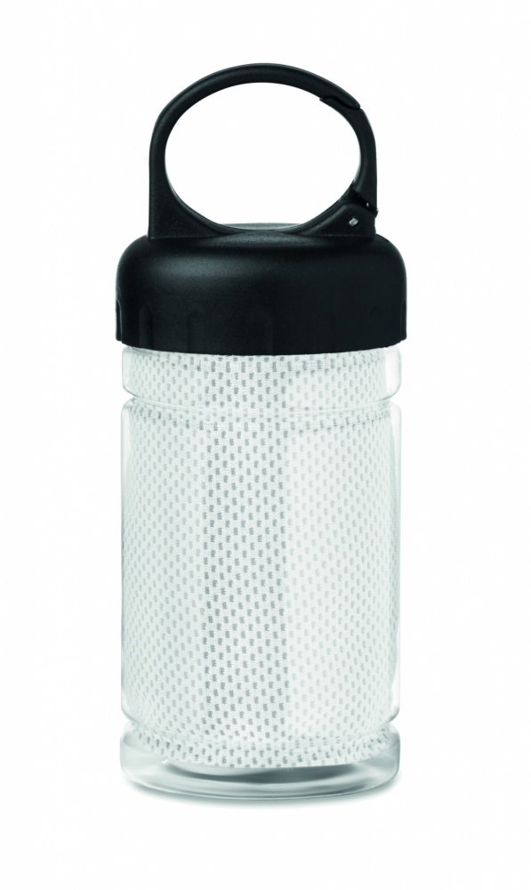 Logotrade promotional item picture of: Cooling towel in PET bottle