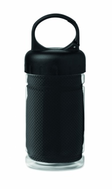Logo trade promotional gifts image of: Cooling towel in PET bottle