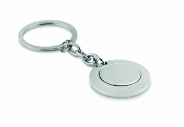 Logo trade promotional gifts image of: Key ring with token Cēsis