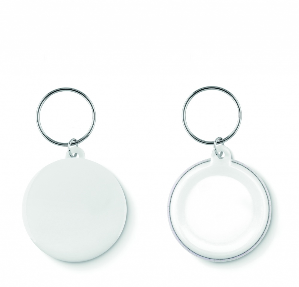 Logo trade advertising product photo of: Small pin button key ring Tukums