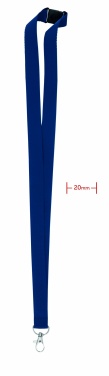 Logotrade promotional items photo of: Lanyard with metal hook 20 mm