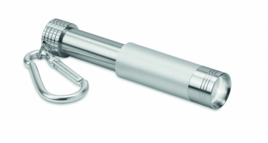 Logo trade business gifts image of: Aluminium/ABS LED key ring Aizkraukle