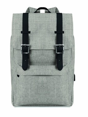 Logo trade promotional products image of: Backpack in 600D polyester