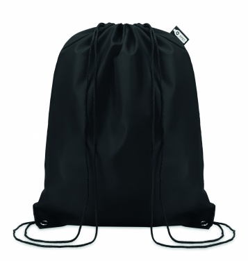 Logo trade promotional merchandise picture of: 190T RPET drawstring bag