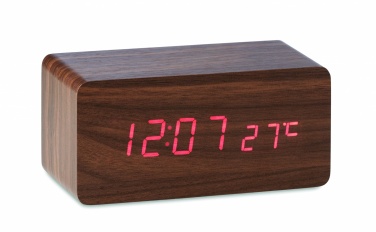 Logotrade promotional items photo of: LED clock/5W wireless charger