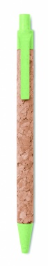 Logotrade promotional products photo of: Cork/ Wheat Straw/ABS ball pen