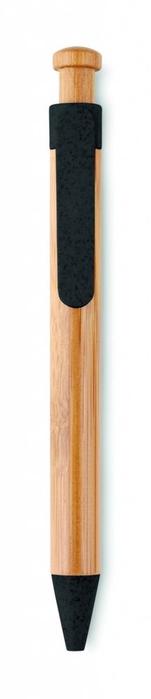 Logotrade corporate gift picture of: Bamboo/Wheat-Straw ABS ball pen