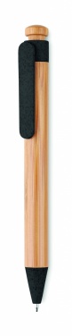 Logo trade promotional giveaways picture of: Bamboo/Wheat-Straw ABS ball pen