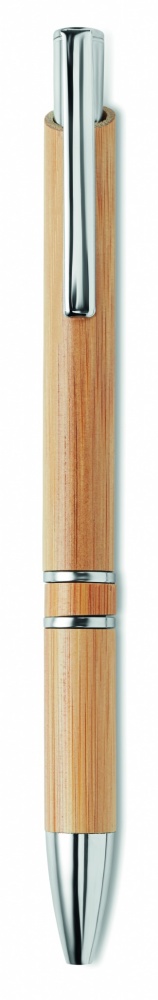 Logotrade promotional products photo of: Bamboo automatic ball pen